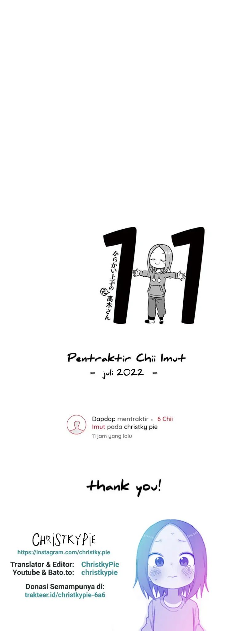 Karakai Jouzu no (Moto) Takagi-san Chapter 140 Gambar 10