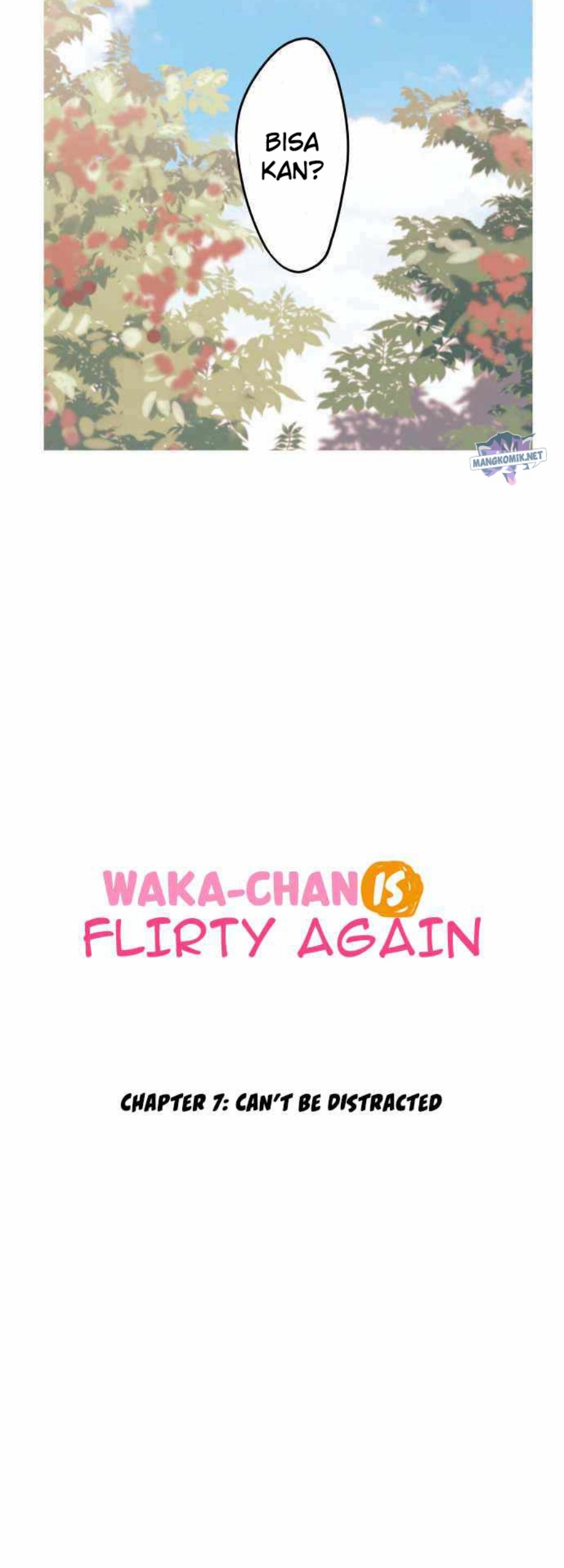 Waka-chan Is Flirty Again Chapter 07 Gambar 3