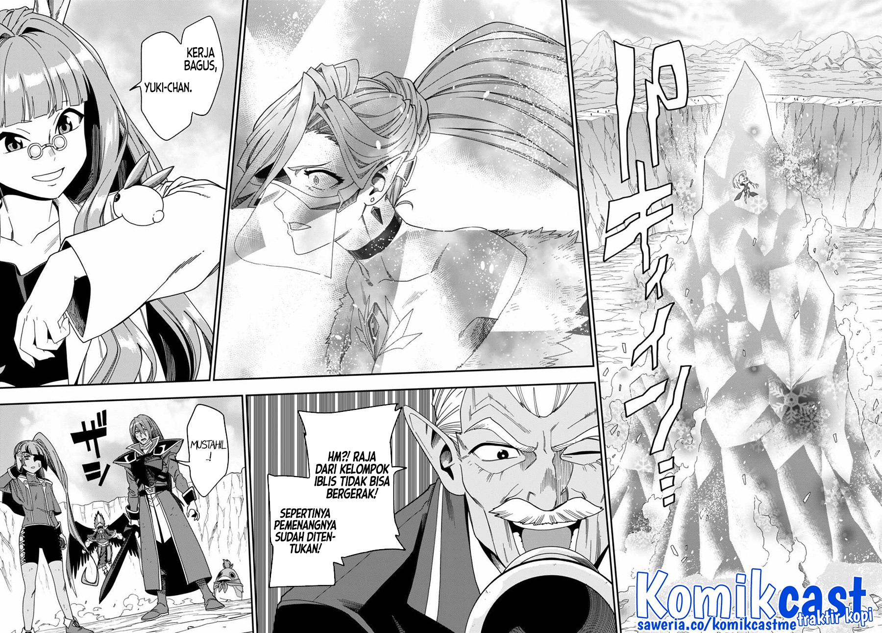 Konjiki no Moji Tsukai: Yuusha Yonin ni Makikomareta Unique Cheat Chapter 87 Gambar 29