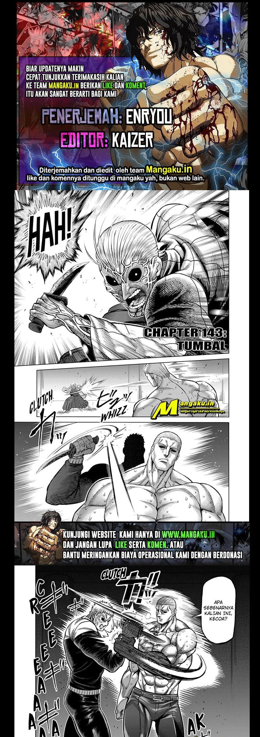 Baca Komik Kengan Omega Chapter 143 Gambar 1