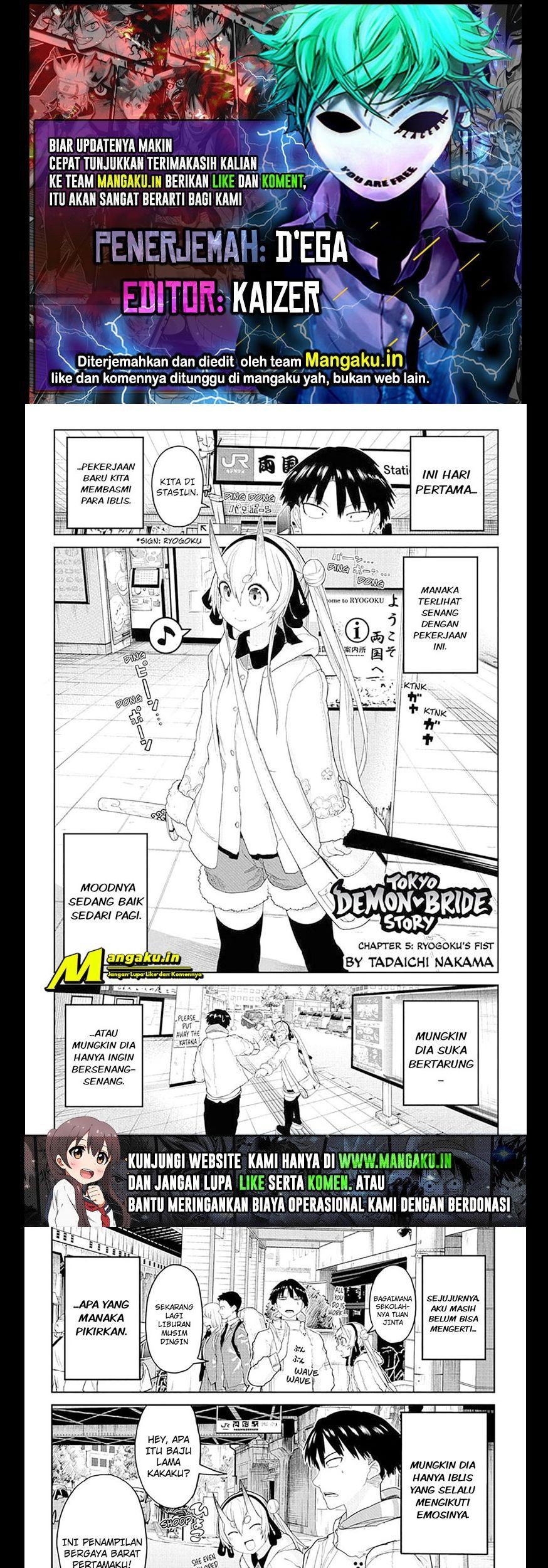 Baca Komik Dai Tokyo Oniyome-den Chapter 05 Gambar 1