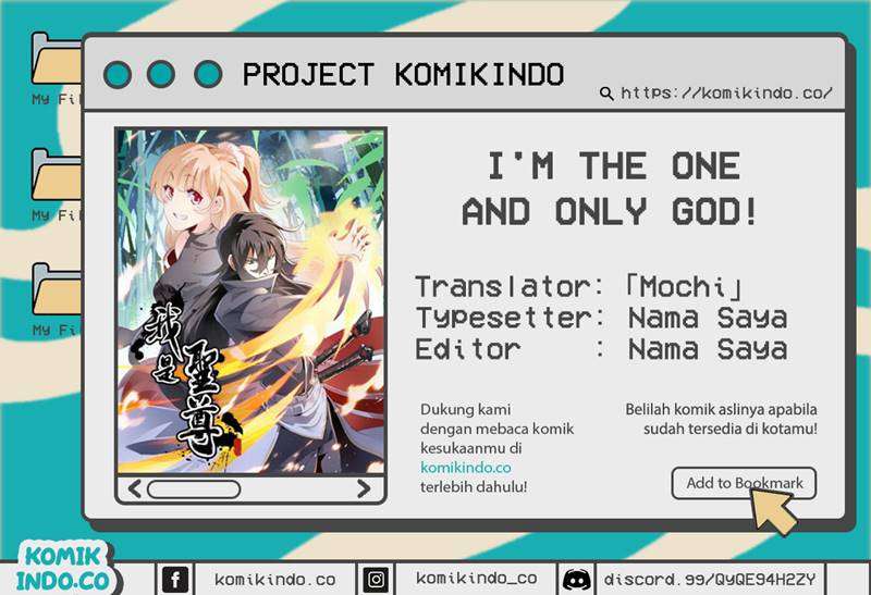 Baca Komik I’m the One and Only God! Chapter .1 - Prolog Gambar 1