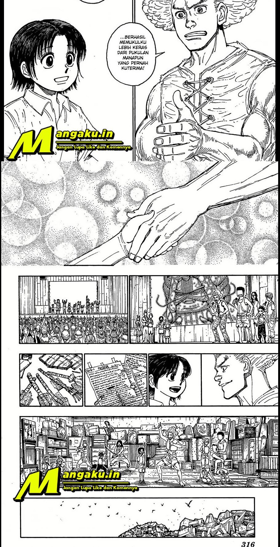 Hunter x Hunter Chapter 396 Gambar 10