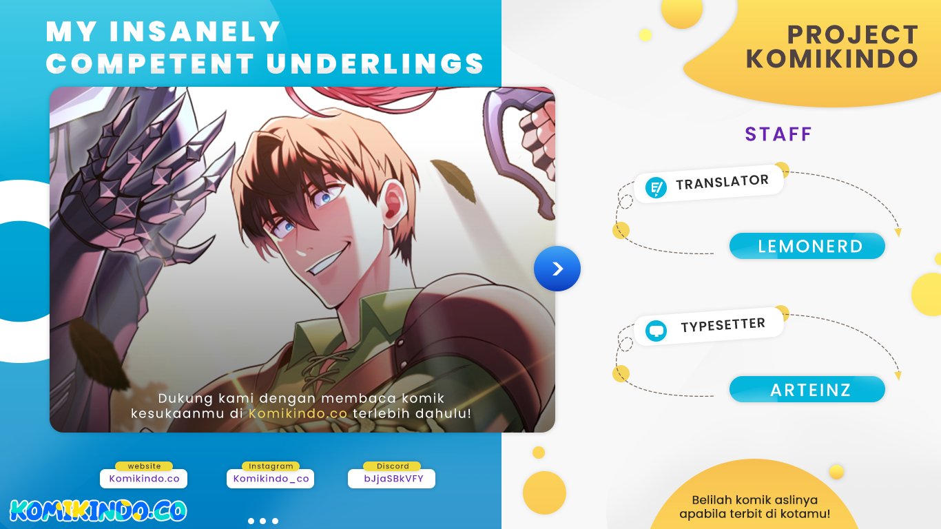 Baca Komik My Insanely Competent Underlings Chapter 09 Gambar 1