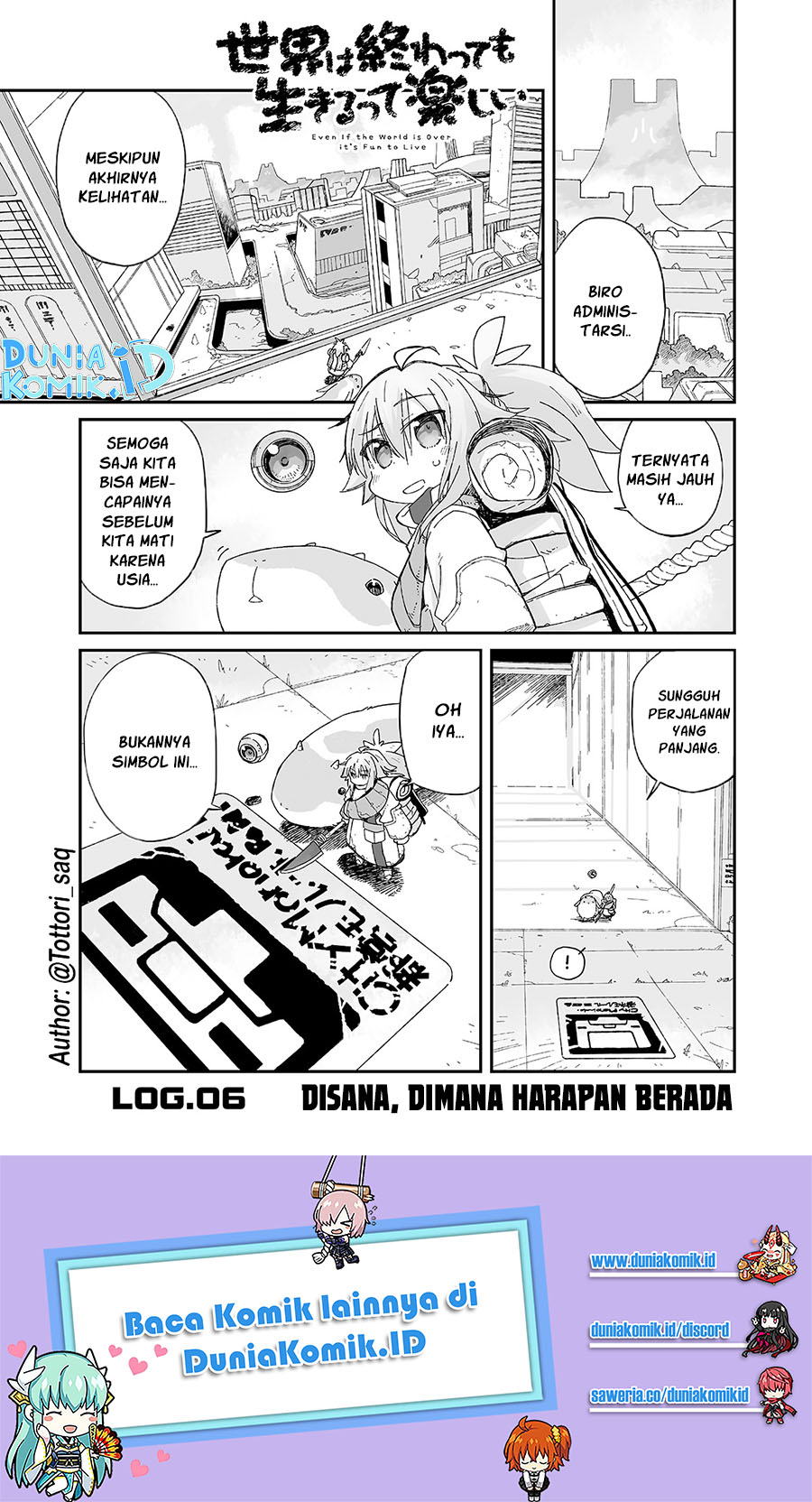 Baca Sekai wa Owattemo Ikirutte Tanoshii Chapter 06 Gambar 2