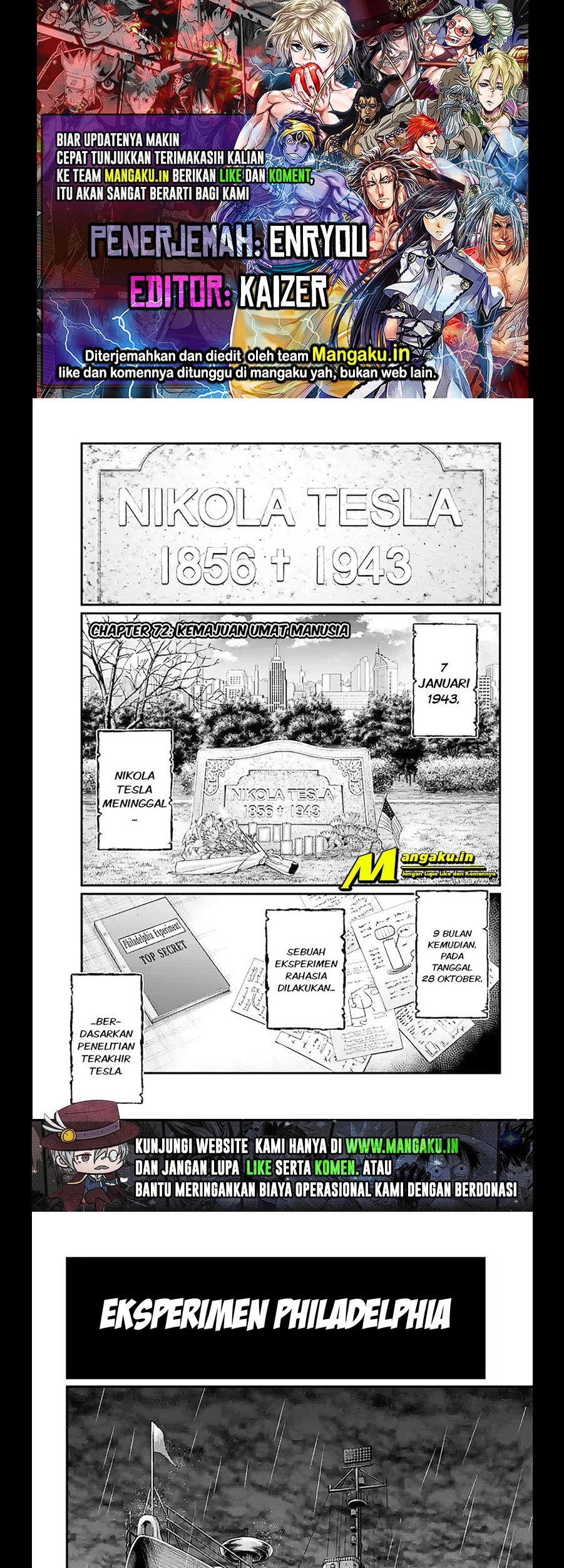 Baca Komik Shuumatsu no Valkyrie Chapter 72.1 Gambar 1