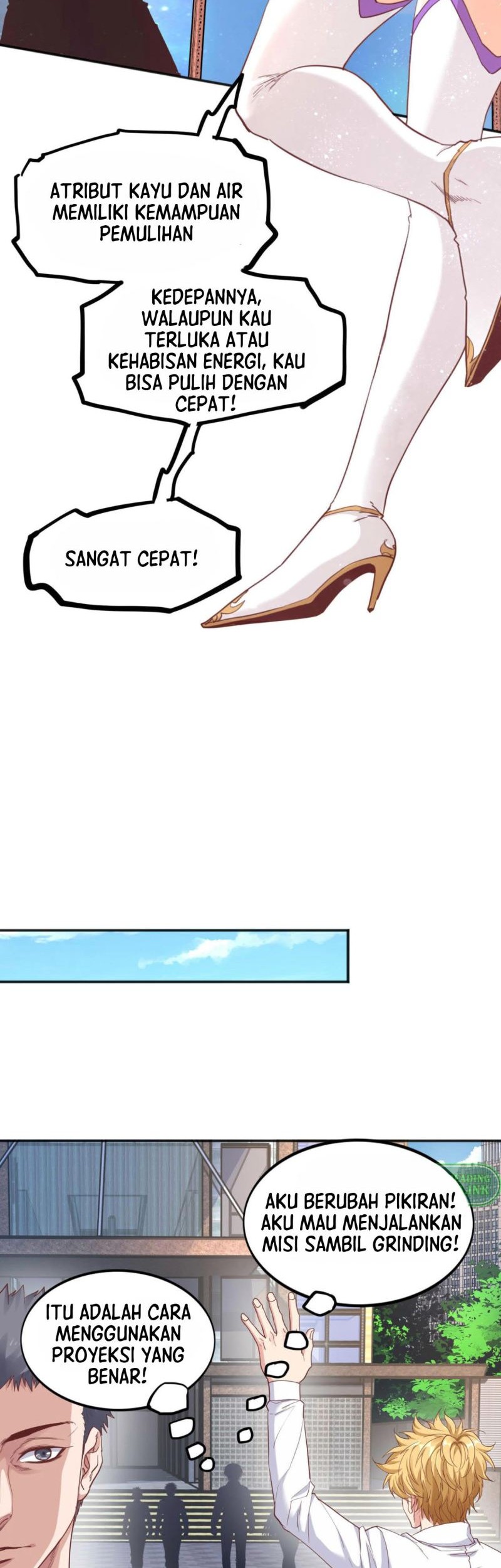I Grinding Levels Inside The Mirror Chapter 27 Gambar 28
