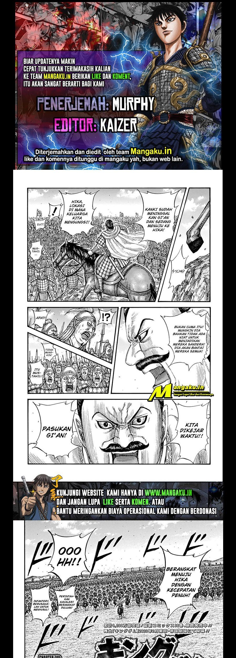 Baca Komik Kingdom Chapter 740 Gambar 1
