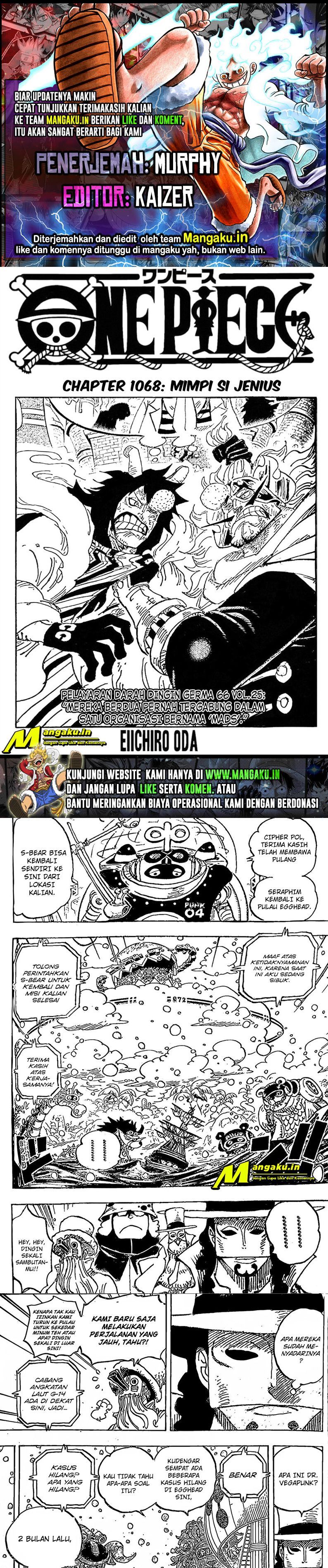 One Piece Chapter 1068 HQ 1