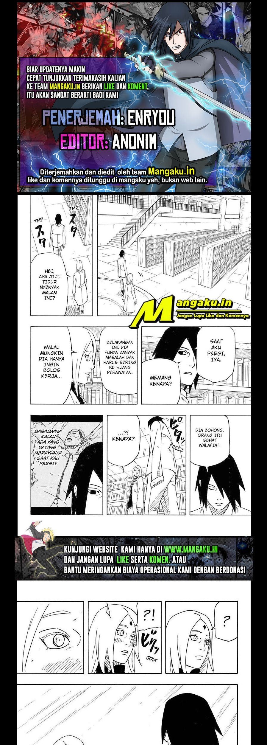 Baca Komik Naruto Sasuke’s Story The Uchiha And The Heavenly Stardust Chapter 04.2 Gambar 1