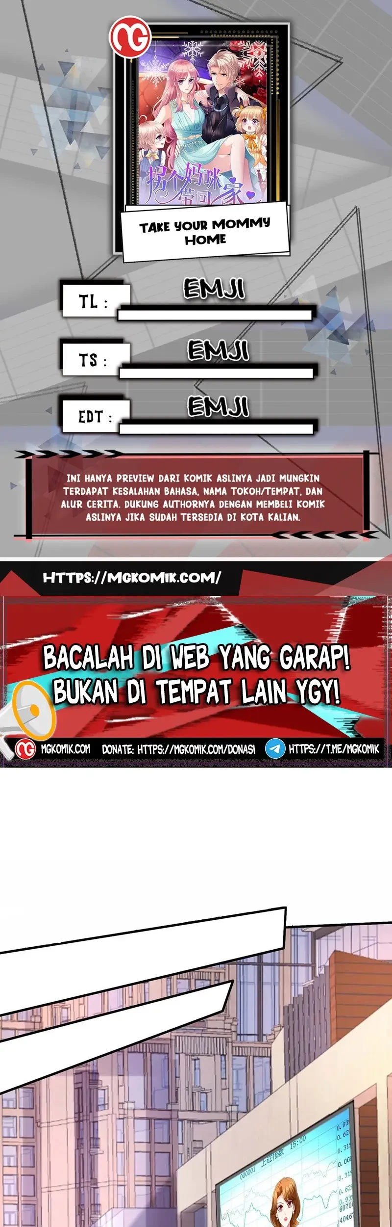 Baca Komik Take Your Mommy Home Chapter 403 Gambar 1