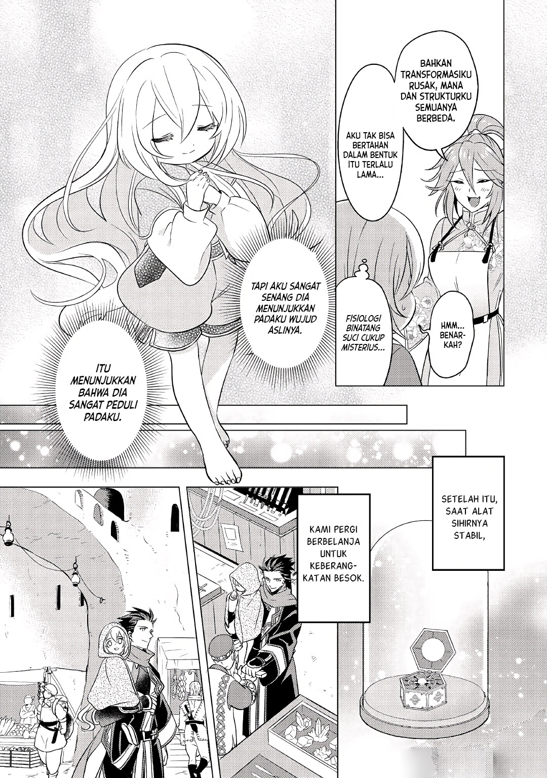 Tensei-saki wa Moumoku Youjo deshita: Zense no Kioku to Mahou wo Tayori ni Ikinobimasu Chapter 07 Gambar 22