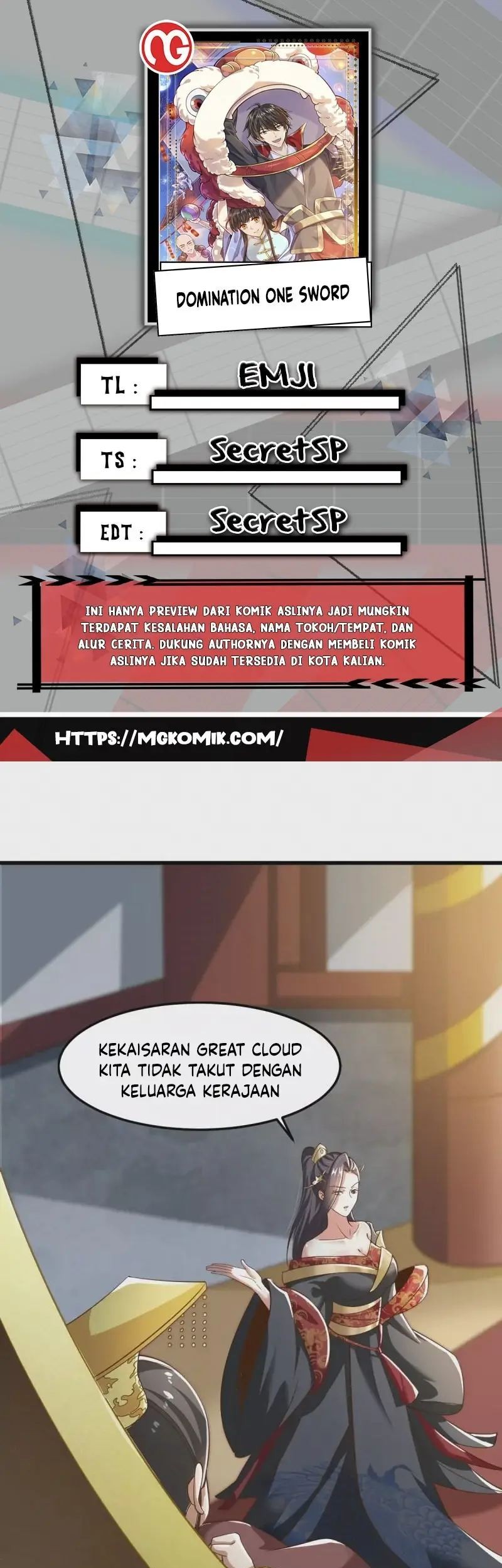 Baca Komik Domination One Sword Chapter 214 Gambar 1