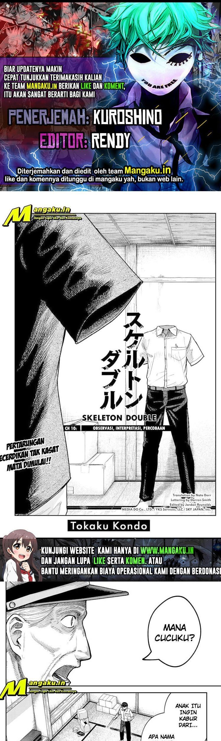 Baca Komik Skeleton Double Chapter 10 Gambar 1