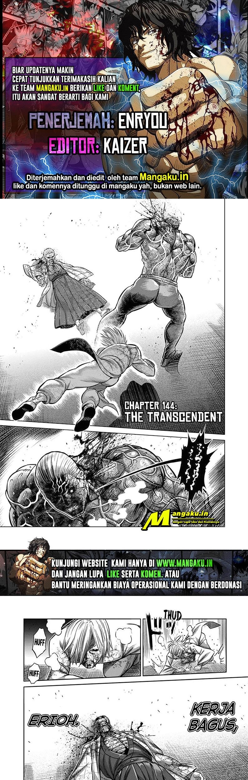 Baca Komik Kengan Omega Chapter 144 Gambar 1
