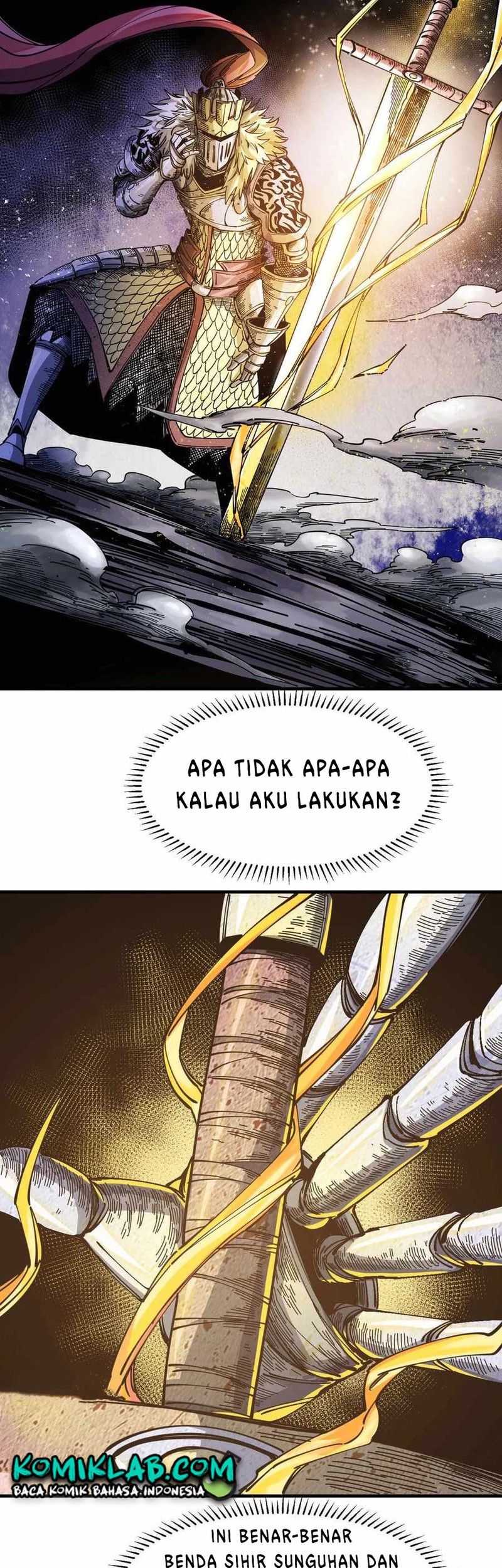 The Story of a Cursed Armor Chapter 01 Gambar 53