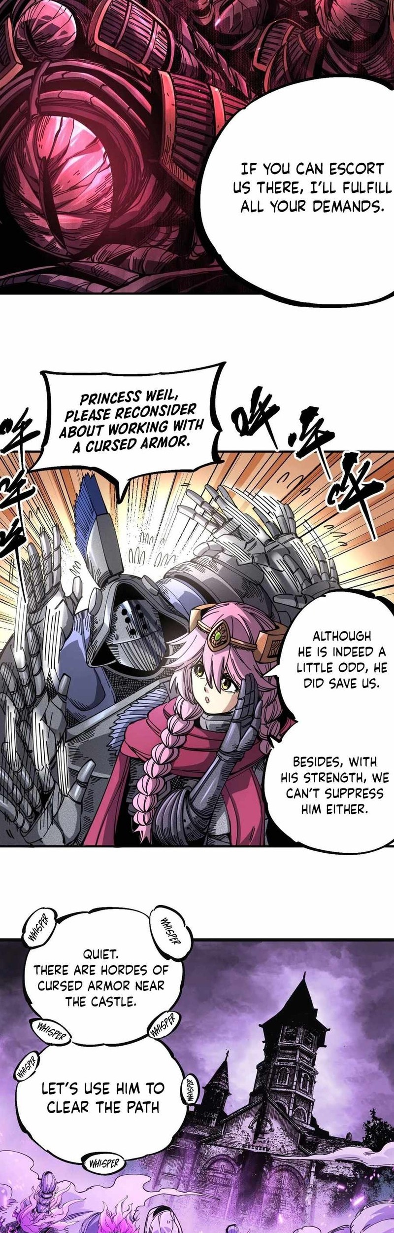 The Story of a Cursed Armor Chapter 01 Gambar 76