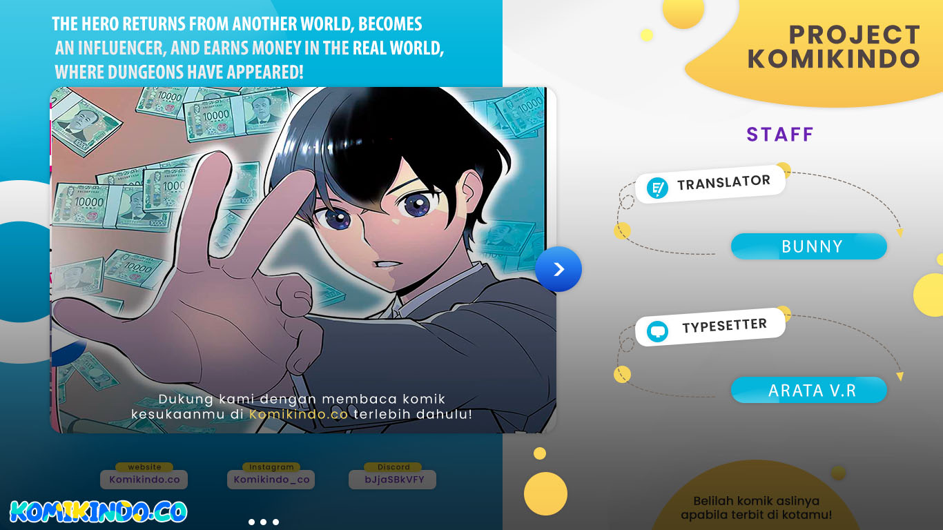 Baca Komik The Hero Returns From Another World Chapter 1.1 Gambar 1