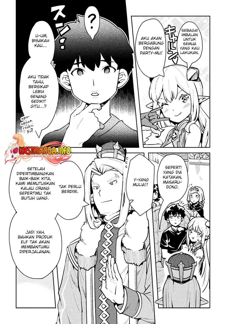 NEET dakedo Hello Work ni Ittara Isekai ni Tsuretekareta Chapter 47 Gambar 5