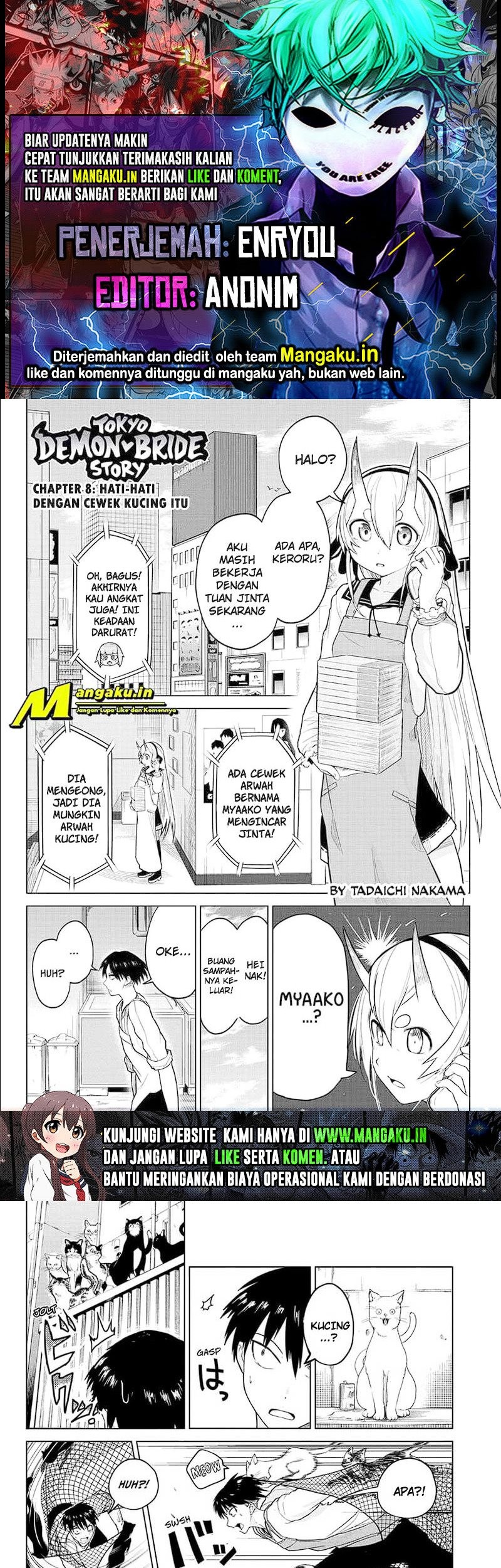 Baca Komik Dai Tokyo Oniyome-den Chapter 08 Gambar 1