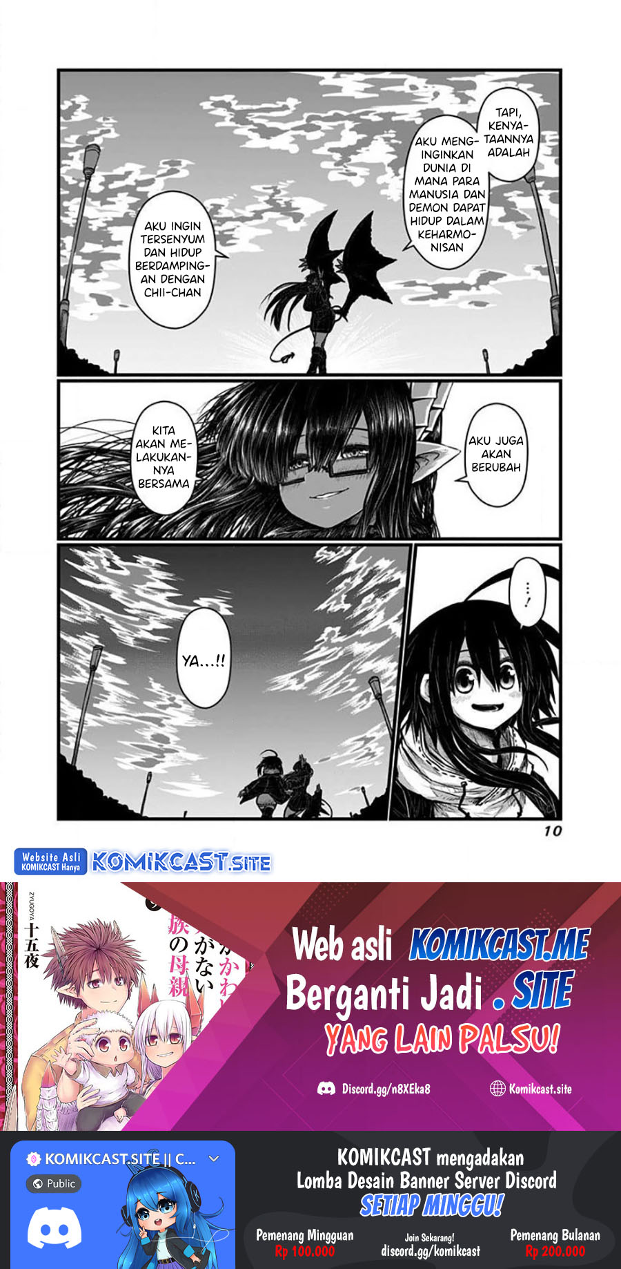 Musuko ga Kawaikute Shikataganai Mazoku no Hahaoya Chapter 144 Gambar 9