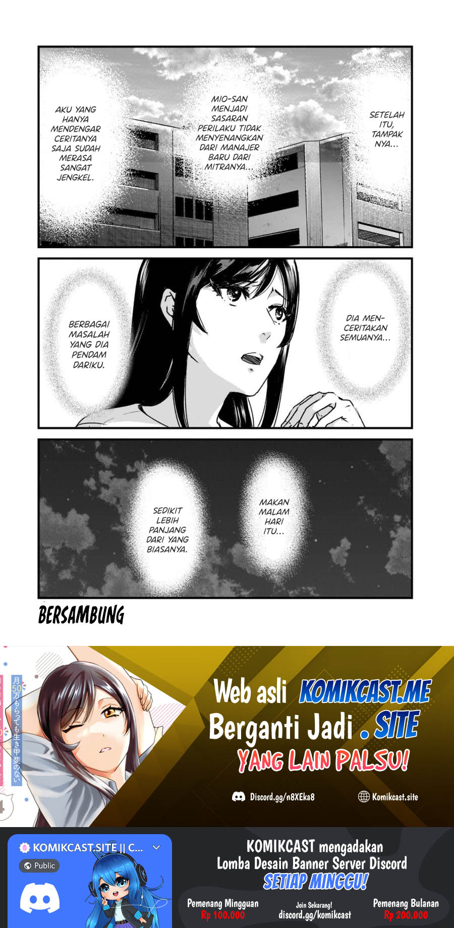 It’s Fun Having a 300,000 yen a Month Job Welcoming Home an Onee-san Who Doesn’t Find Meaning in a Job That Pays Her 500,000 yen a Month Chapter 21 Gambar 27