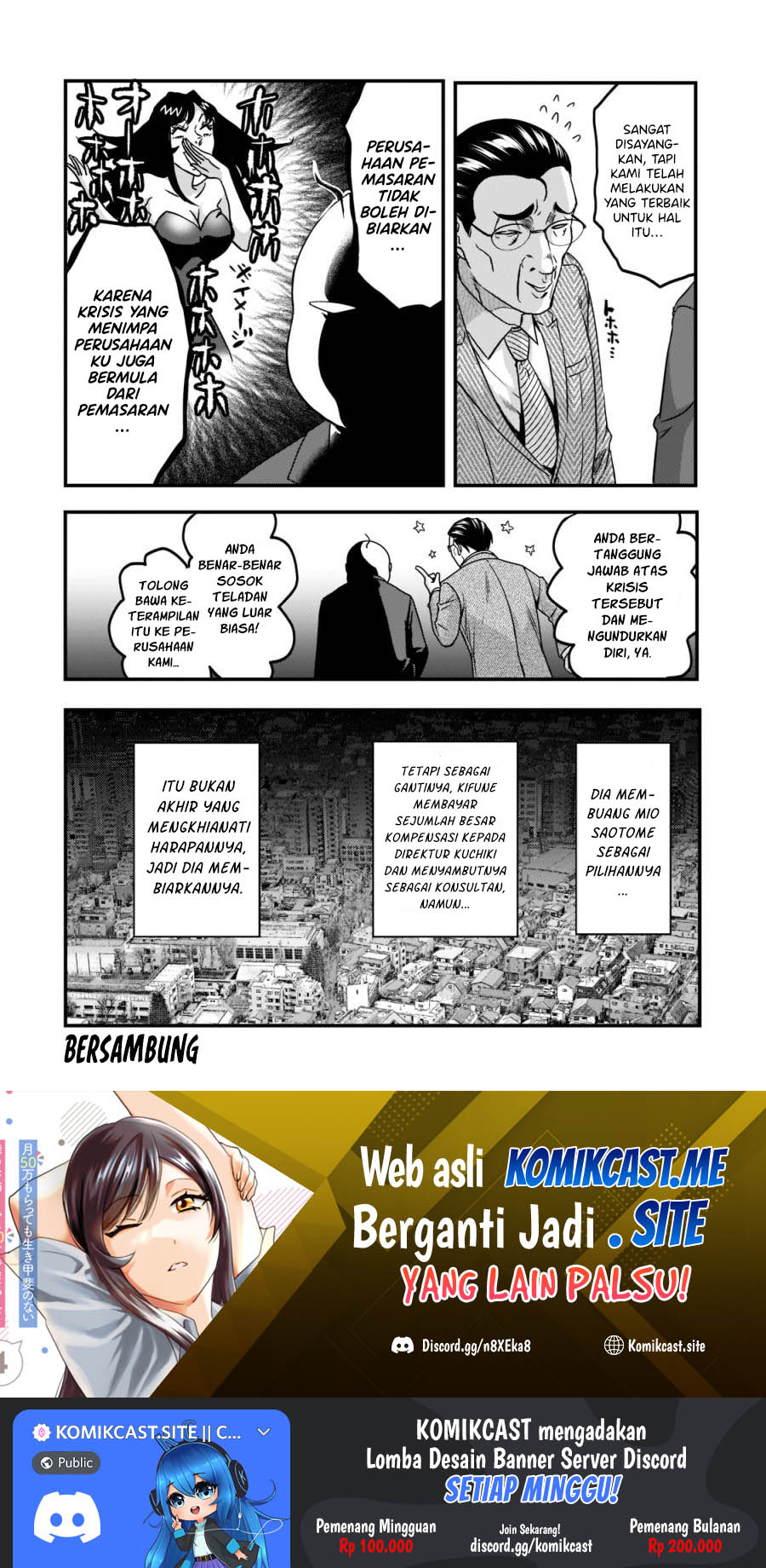 It’s Fun Having a 300,000 yen a Month Job Welcoming Home an Onee-san Who Doesn’t Find Meaning in a Job That Pays Her 500,000 yen a Month Chapter 22 Gambar 21