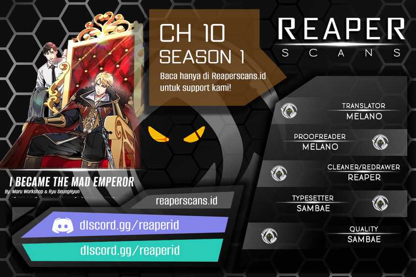 Baca Komik I Became the Mad Emperor Chapter 10 Gambar 1