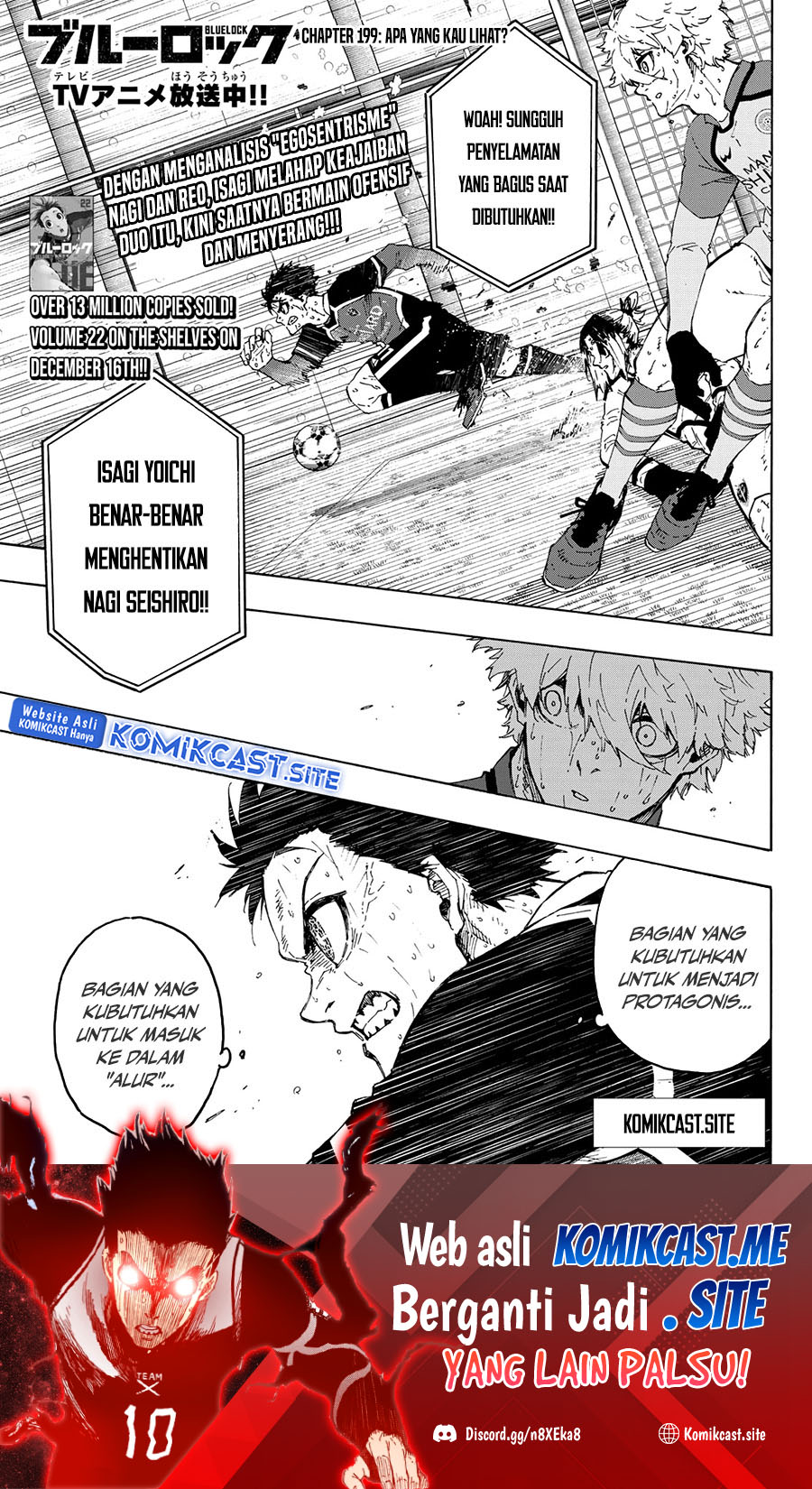 Baca Manga Blue Lock Chapter 199 Gambar 2