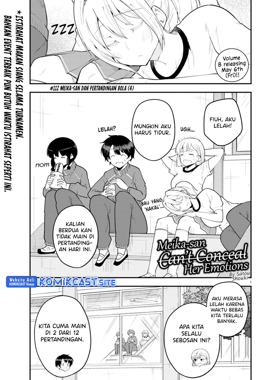 Meika-san Can’t Conceal Her Emotions Chapter 112 Gambar 3