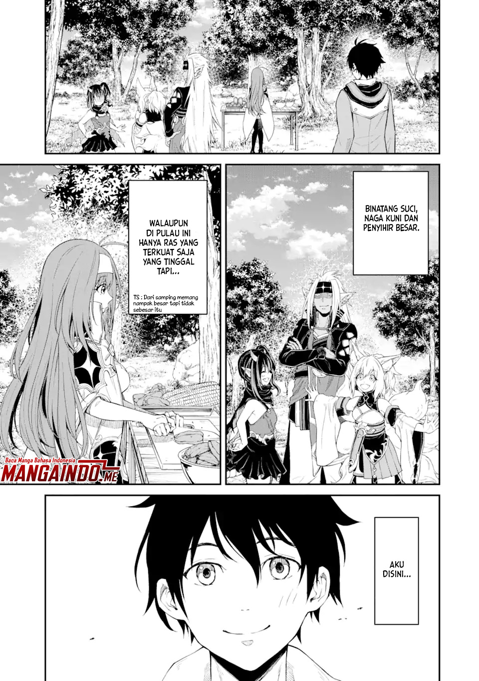 Tensei Shitara Saikyoushutachi ga Sumau Shima Deshita. Kono Shima de Slow Life wo Tanoshimimasu Chapter 01.1 Gambar 6