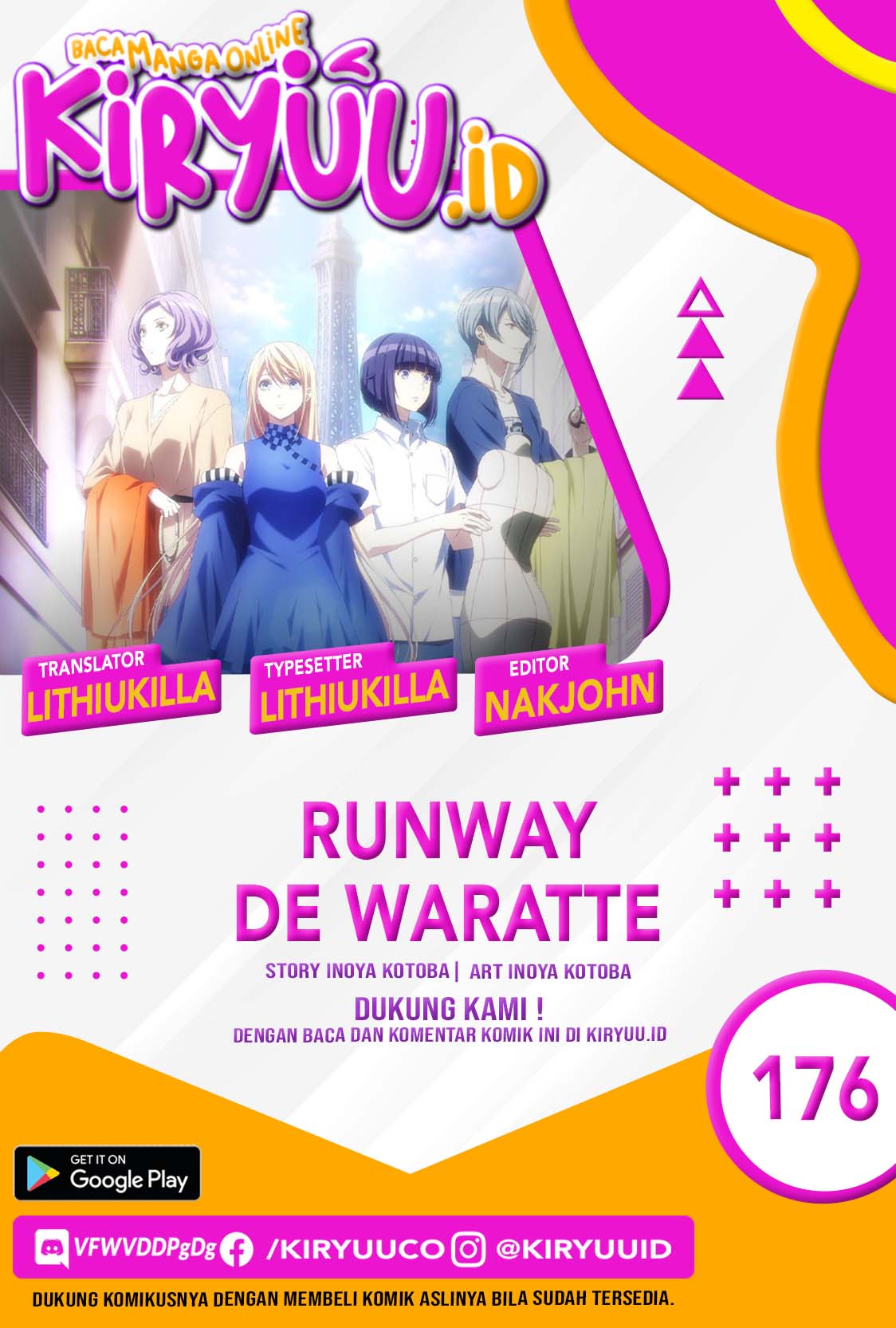 Baca Komik Runway de Waratte Chapter 176 Gambar 1