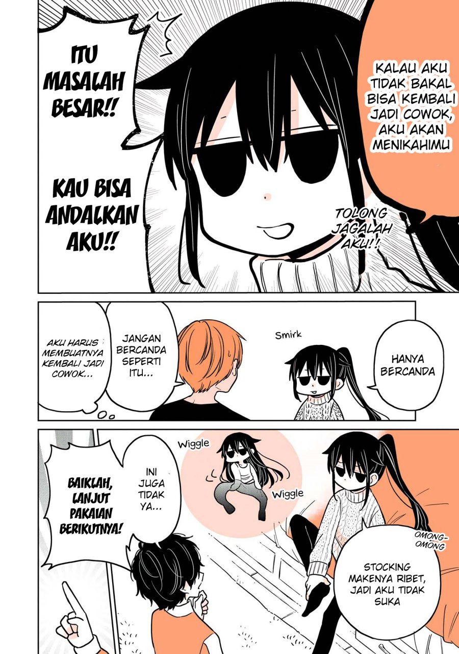 A Lazy Guy Woke Up as a Girl One Morning Chapter 07 Gambar 13