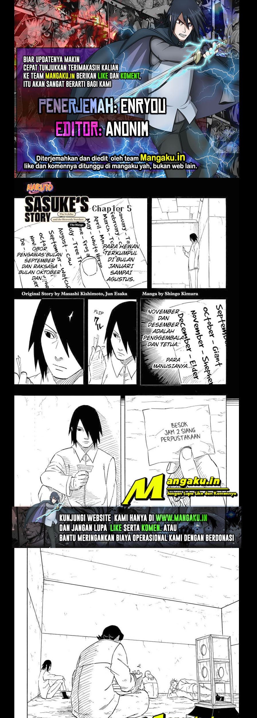 Baca Komik Naruto Sasuke’s Story The Uchiha And The Heavenly Stardust Chapter 05.1 Gambar 1