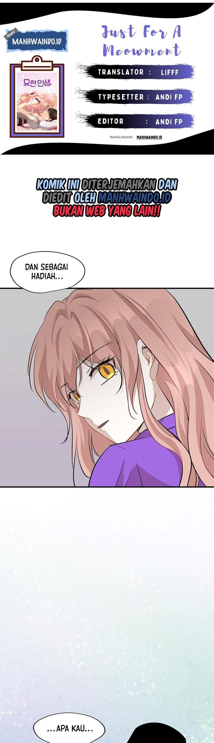 Baca Komik Just for a Meowment Chapter 49 Gambar 1