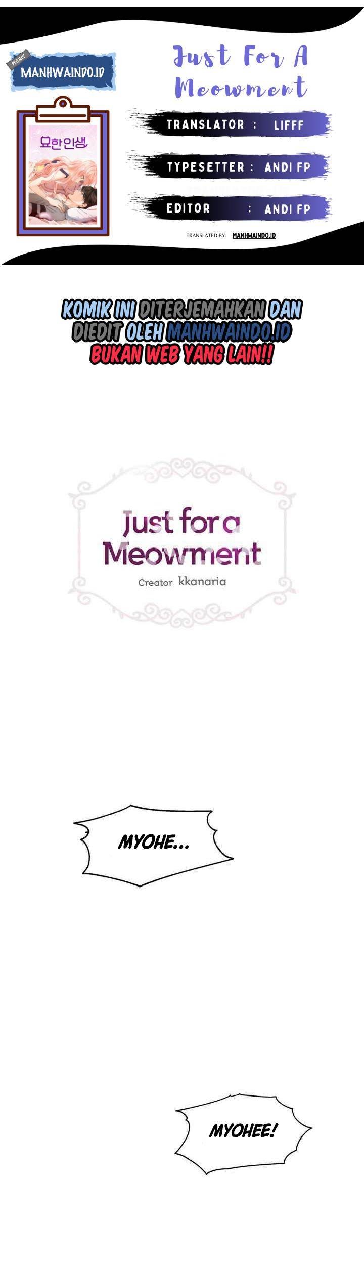 Baca Komik Just for a Meowment Chapter 47 Gambar 1