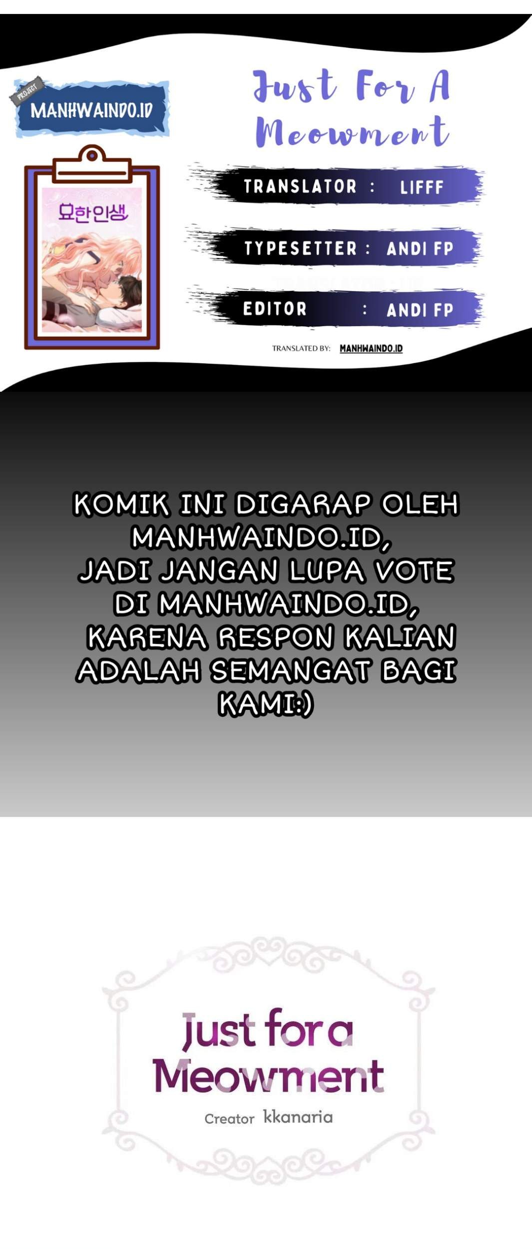 Baca Komik Just for a Meowment Chapter 42 Gambar 1