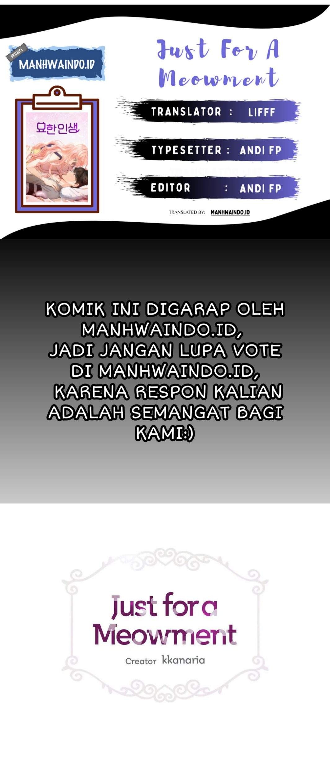Baca Komik Just for a Meowment Chapter 37 Gambar 1