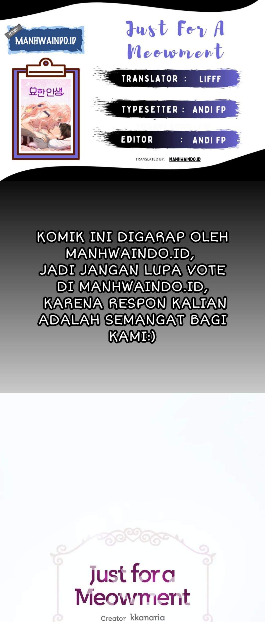 Baca Komik Just for a Meowment Chapter 29 Gambar 1