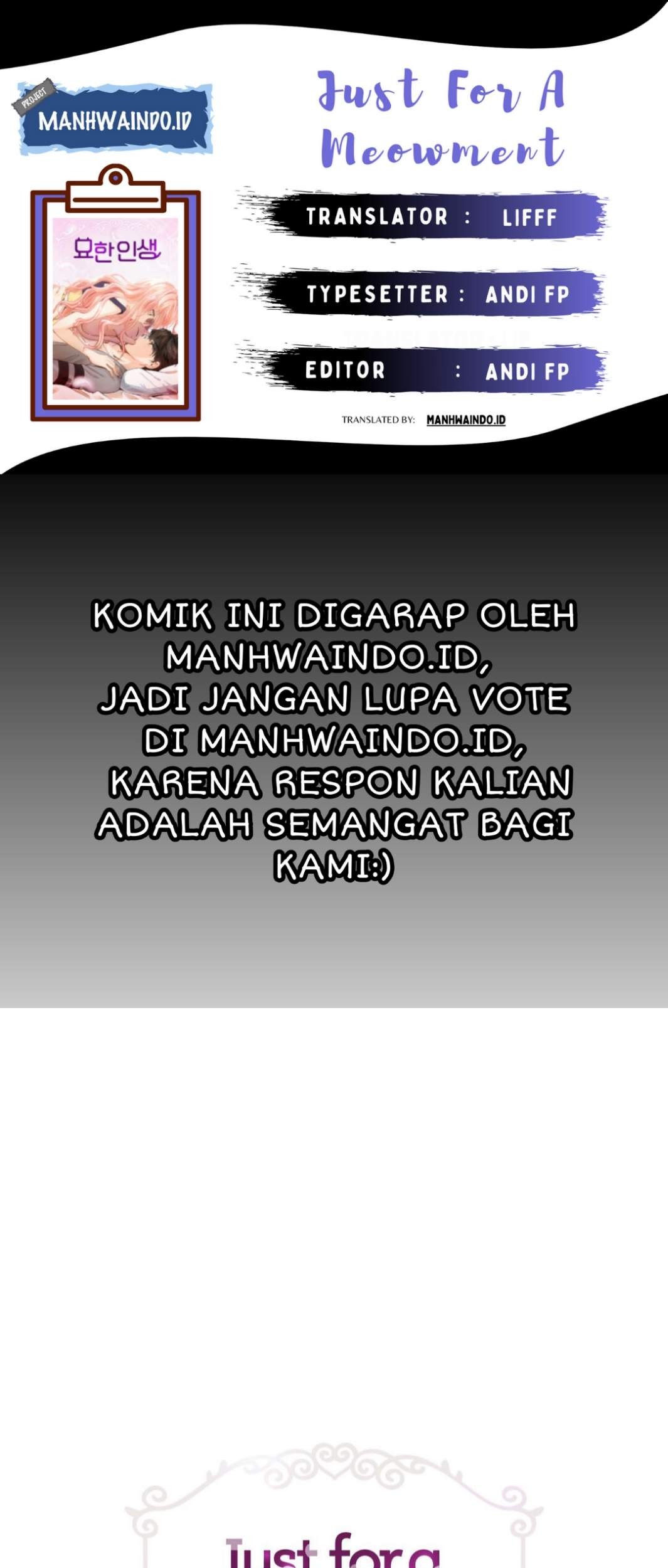Baca Komik Just for a Meowment Chapter 27 Gambar 1
