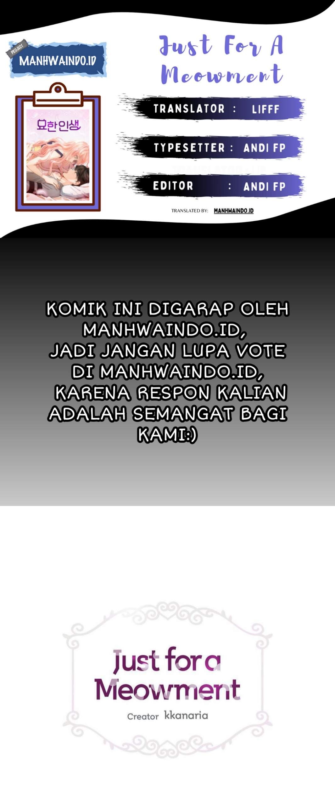 Baca Komik Just for a Meowment Chapter 24 Gambar 1