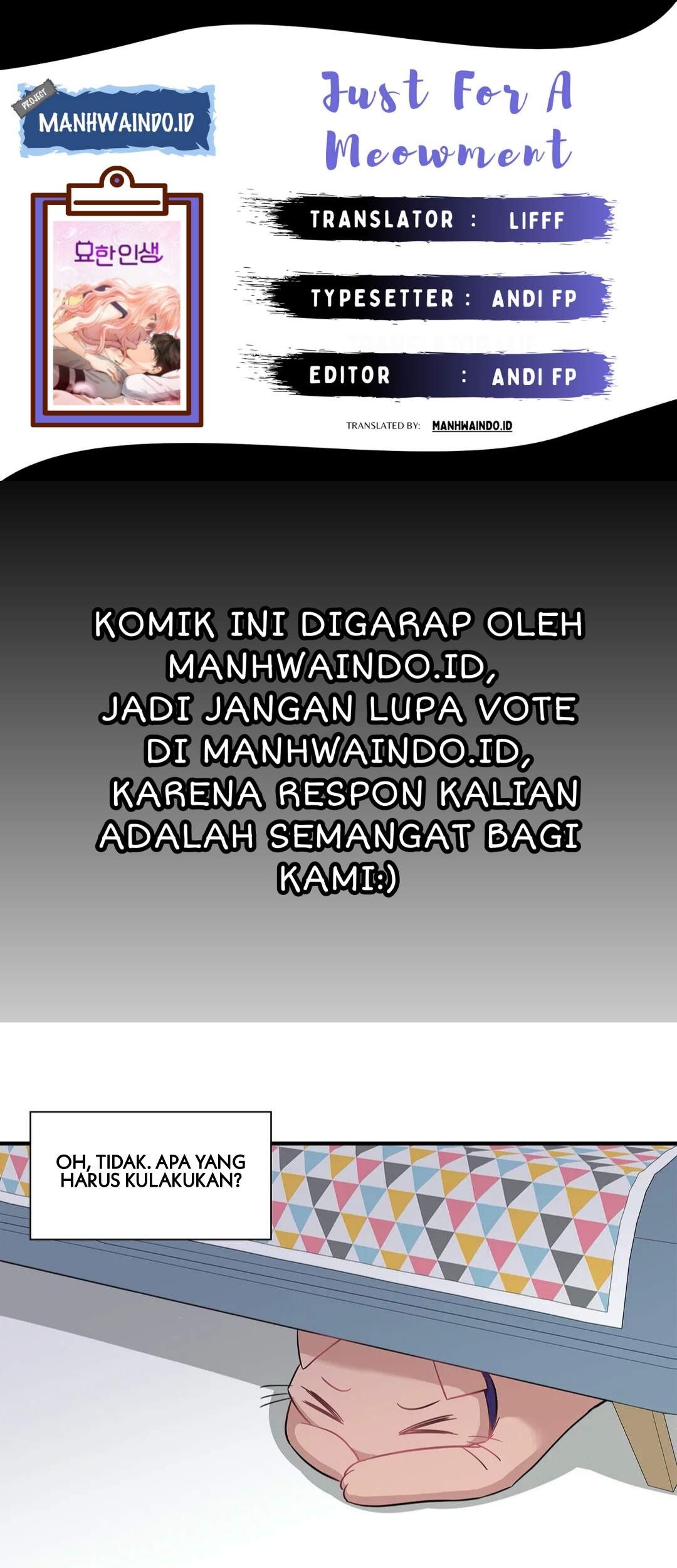 Baca Komik Just for a Meowment Chapter 22 Gambar 1