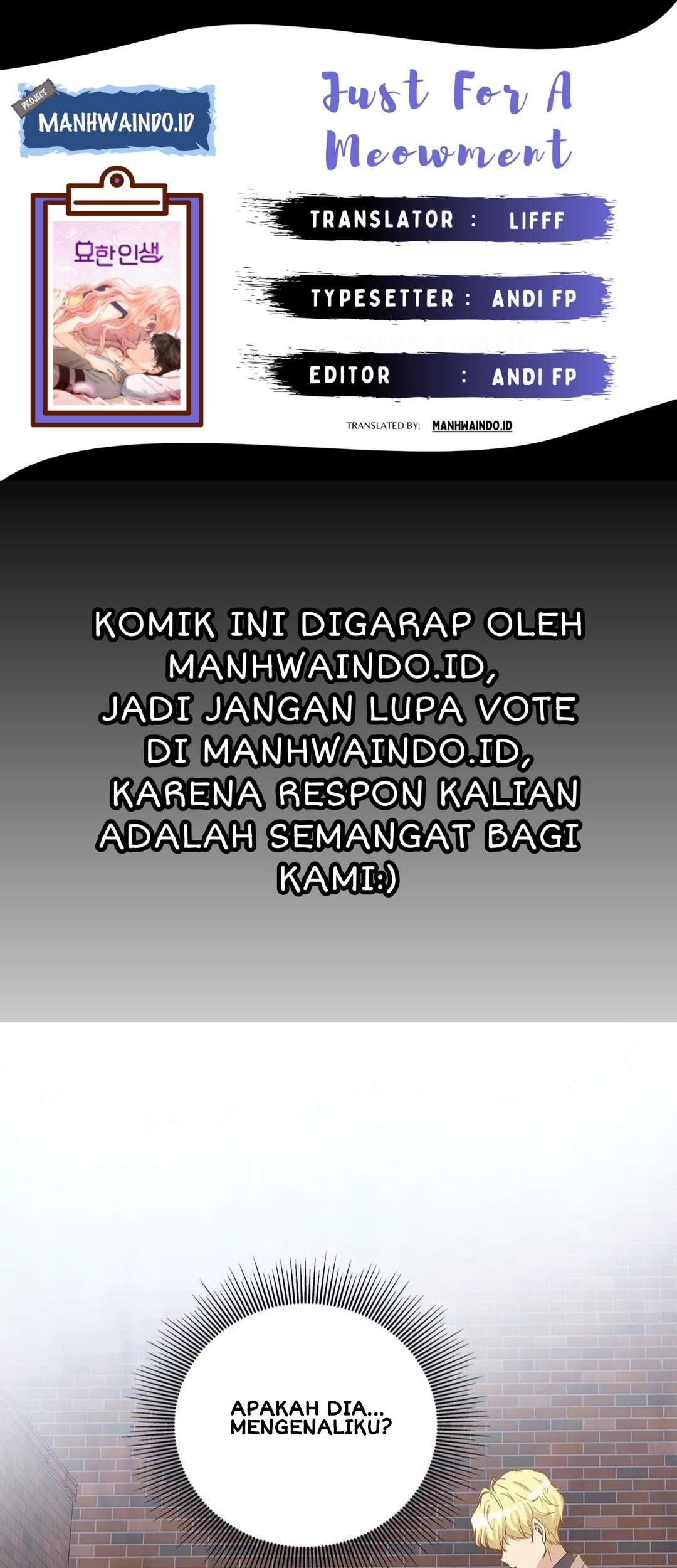 Baca Komik Just for a Meowment Chapter 21 Gambar 1