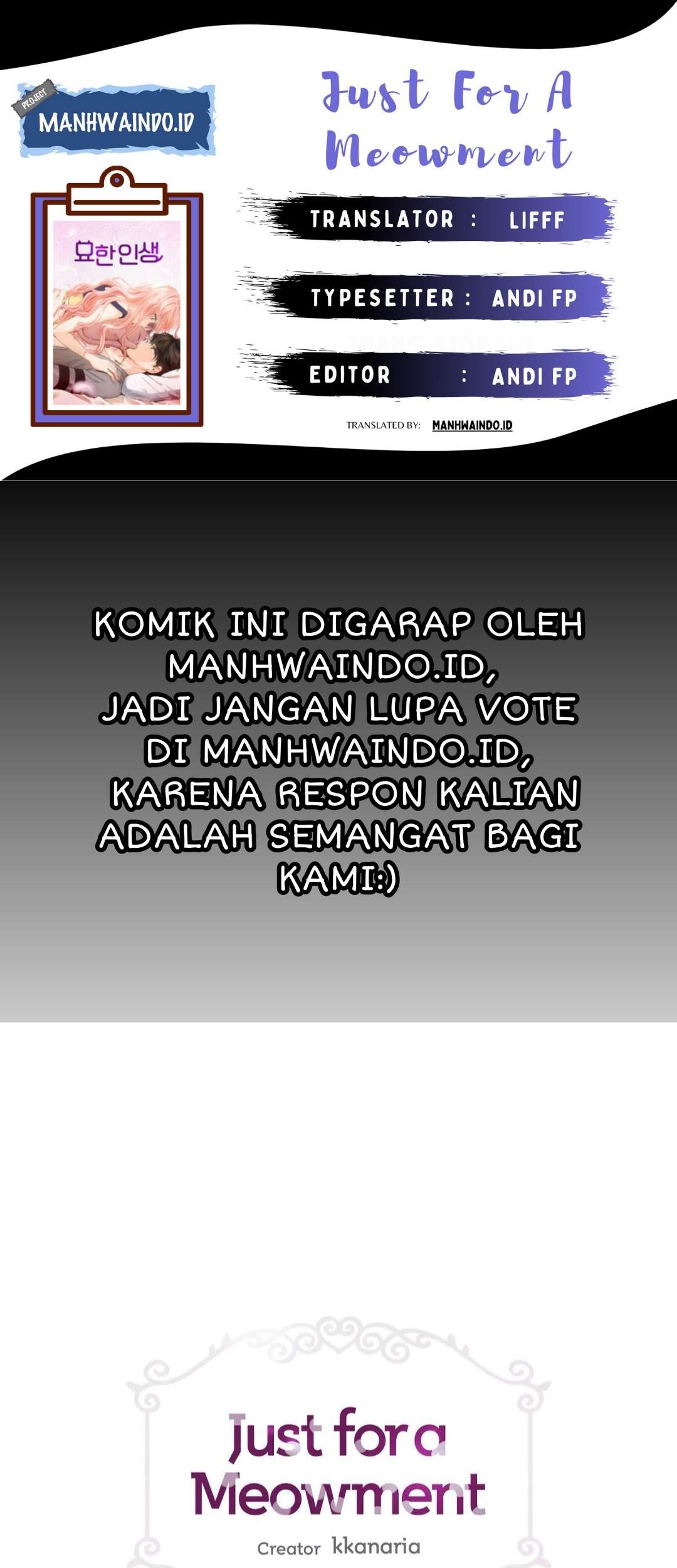 Baca Komik Just for a Meowment Chapter 20 Gambar 1