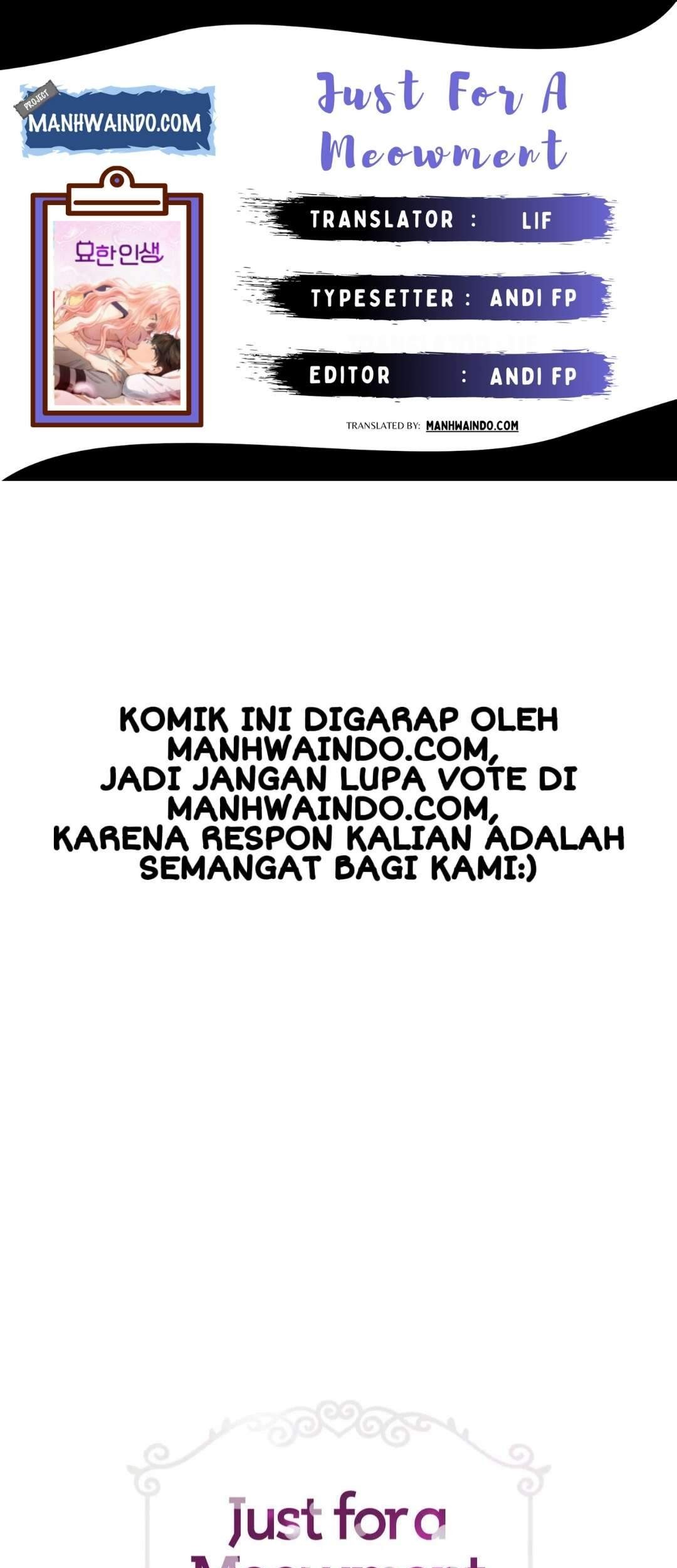 Baca Komik Just for a Meowment Chapter 18 Gambar 1
