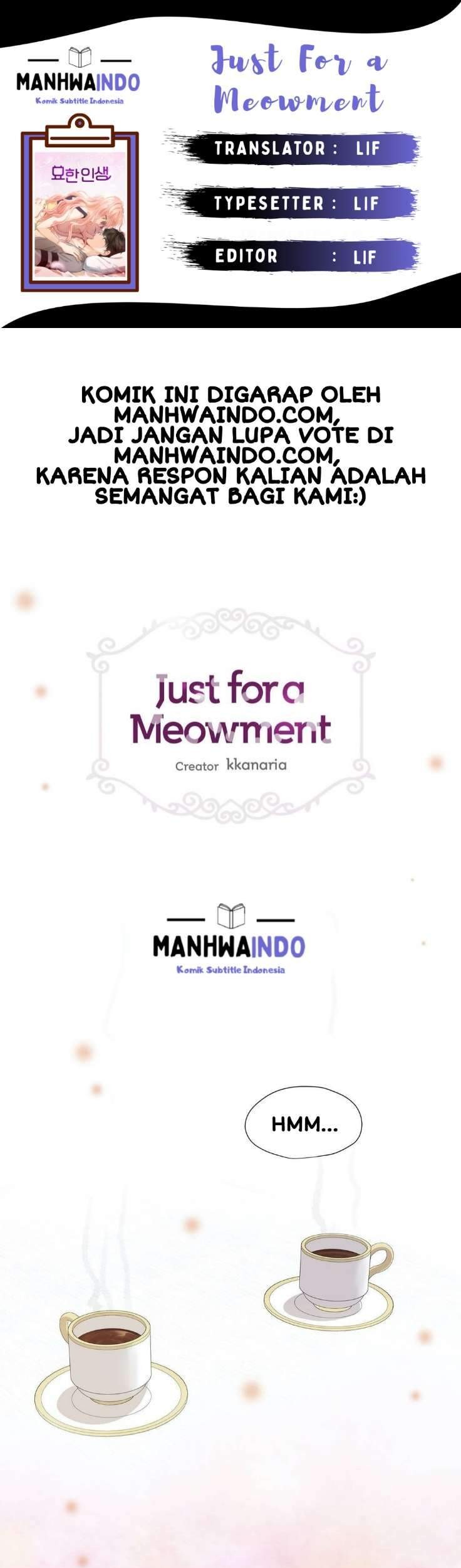 Baca Komik Just for a Meowment Chapter 15 Gambar 1
