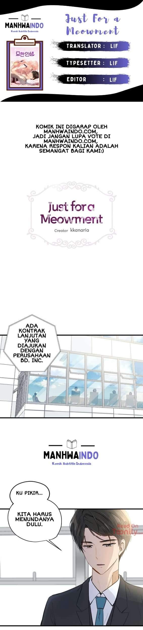 Baca Komik Just for a Meowment Chapter 10 Gambar 1
