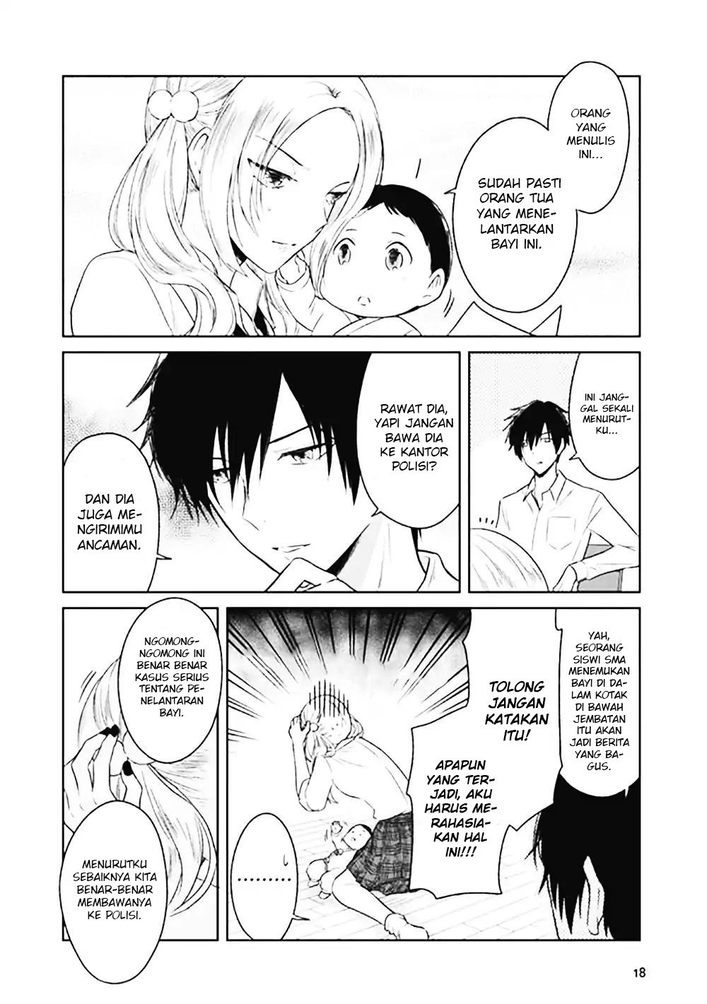 JK to Sutego no Akachan Chapter 01 Gambar 11