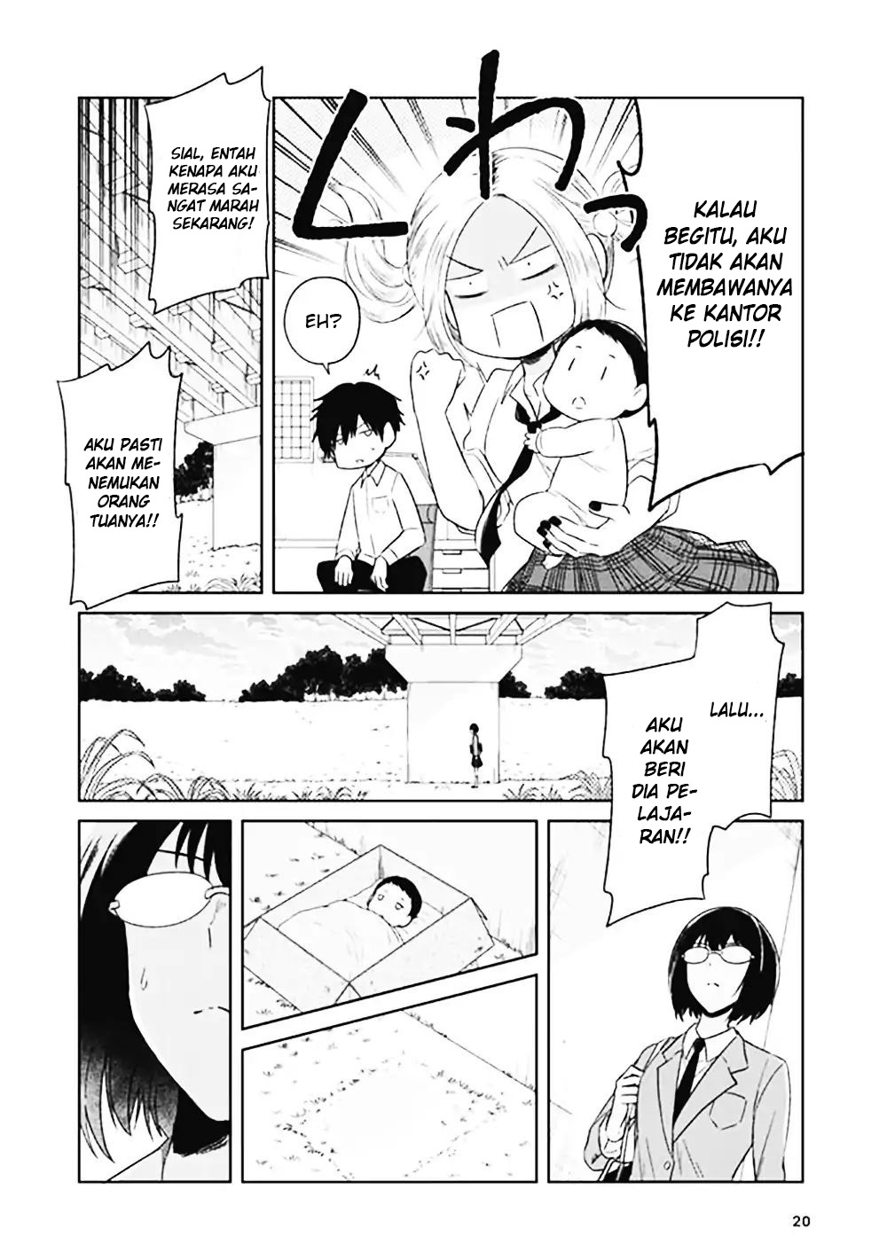 JK to Sutego no Akachan Chapter 01 Gambar 13