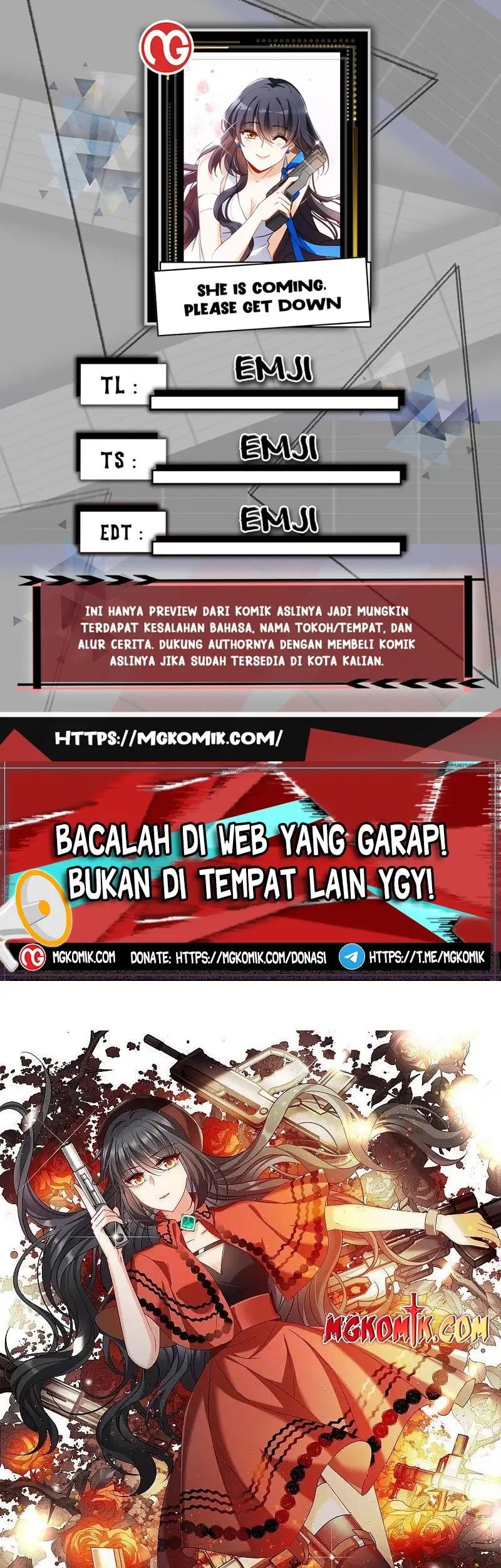 Baca Komik She Is Coming, Please Get Down! Chapter 99.2 Gambar 1